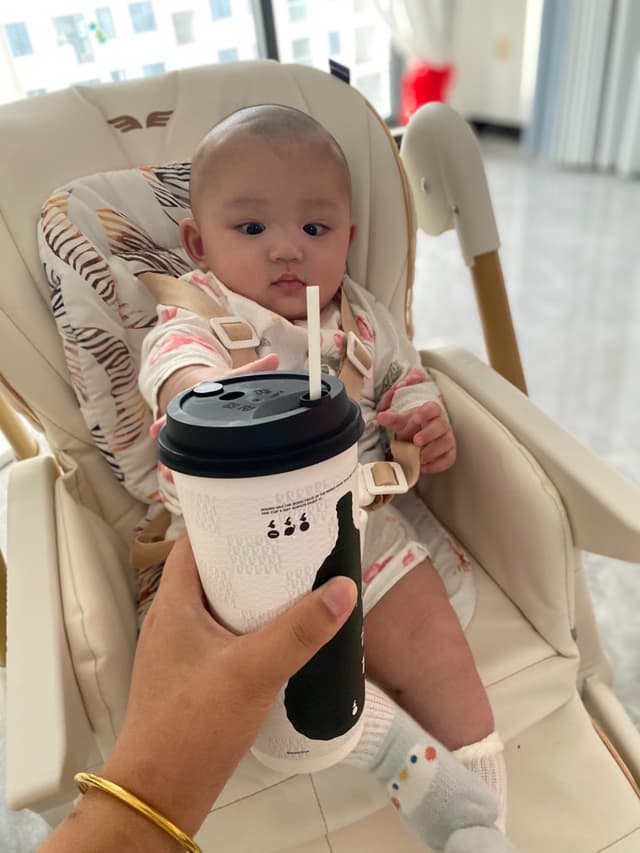 长大我要跟妈妈喝奶茶🧋