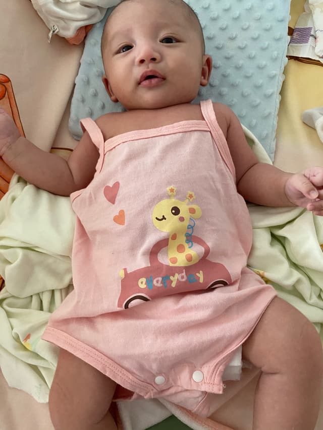 妈妈给我新买小背心🎽