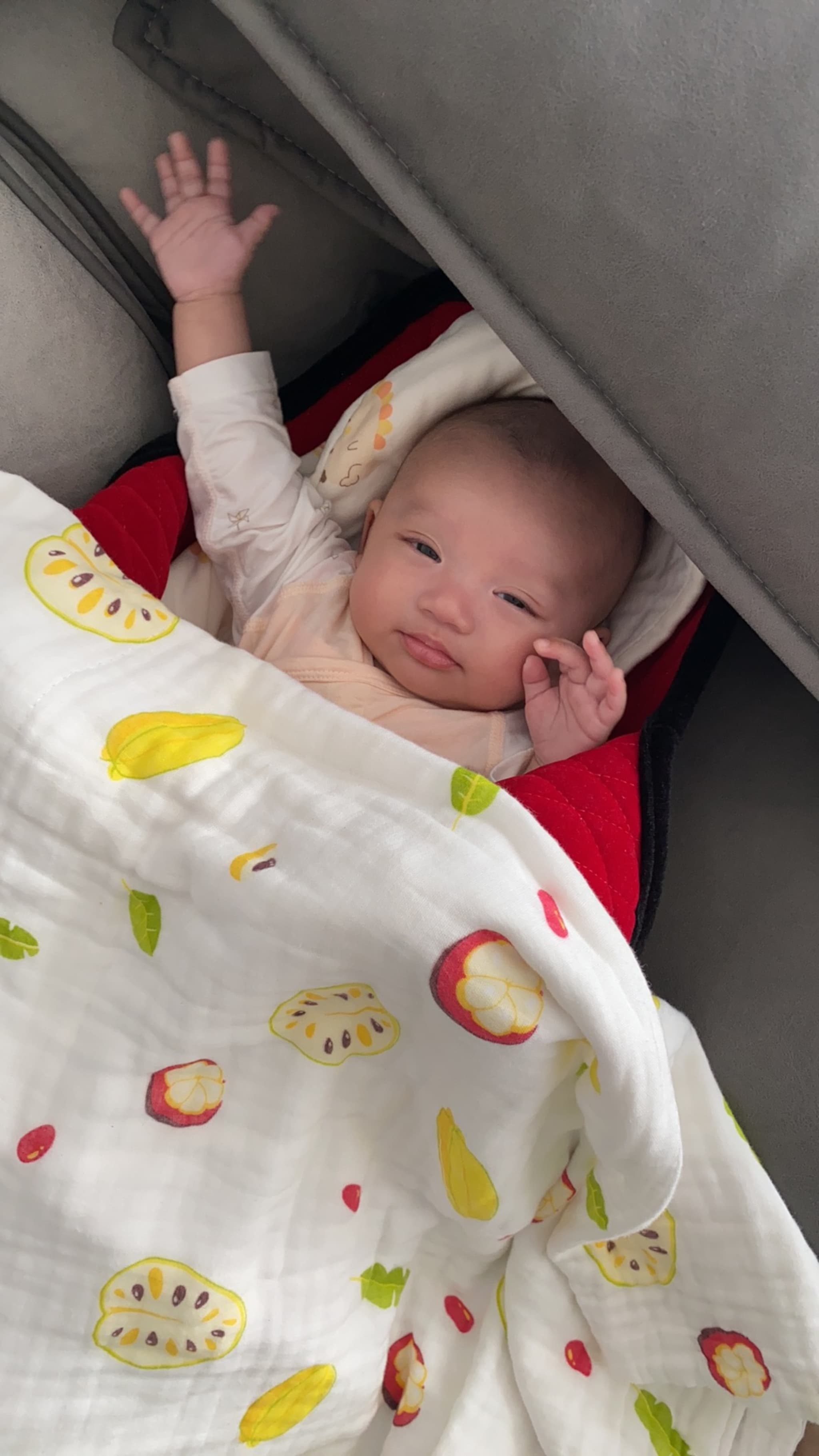 伸个懒腰，真舒服