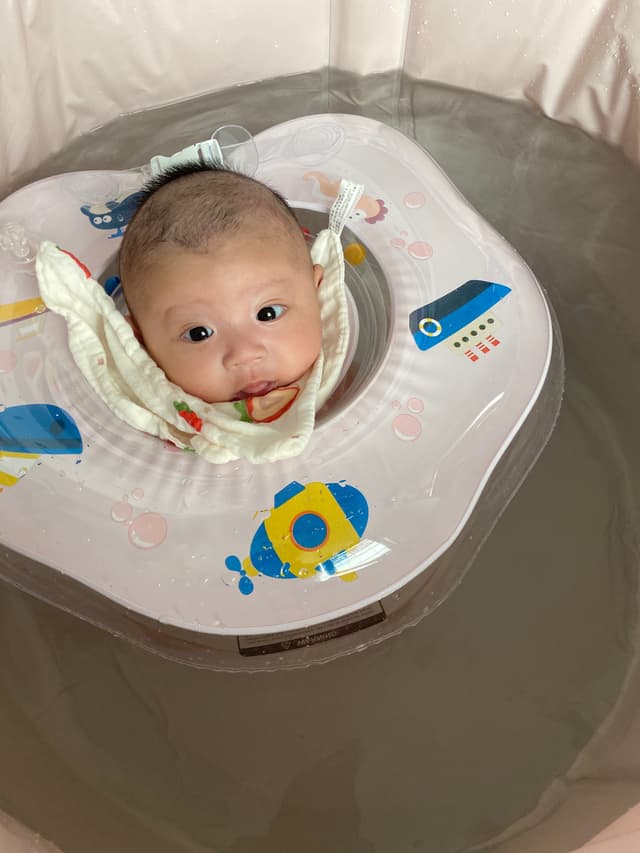 游泳🏊🏻‍♀️环节，扑通扑通