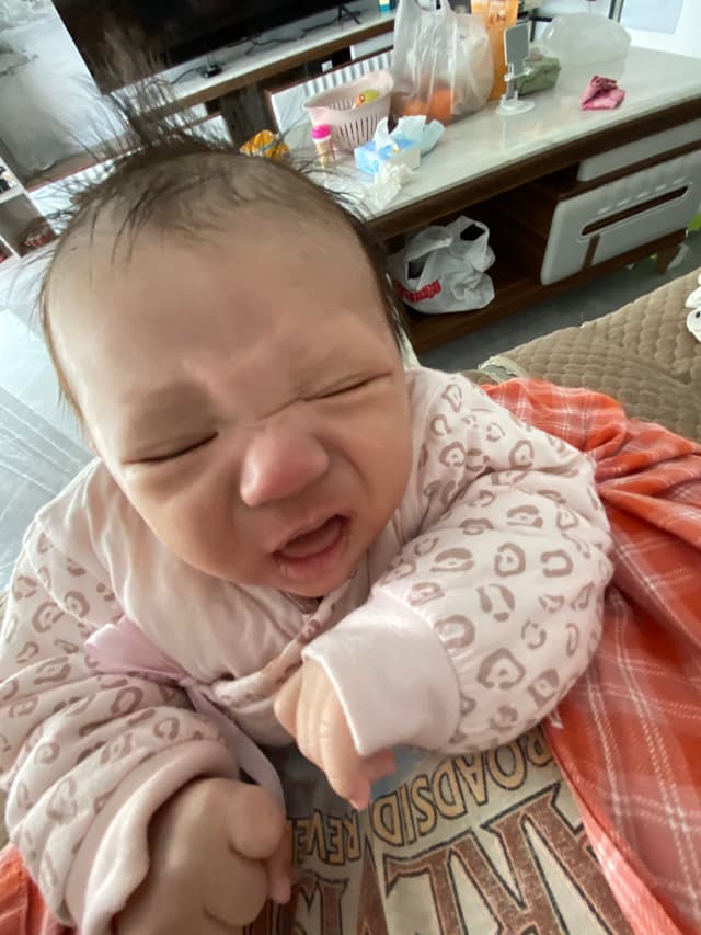 我不想趴着，妈妈非要让我趴，我懒得趴😒